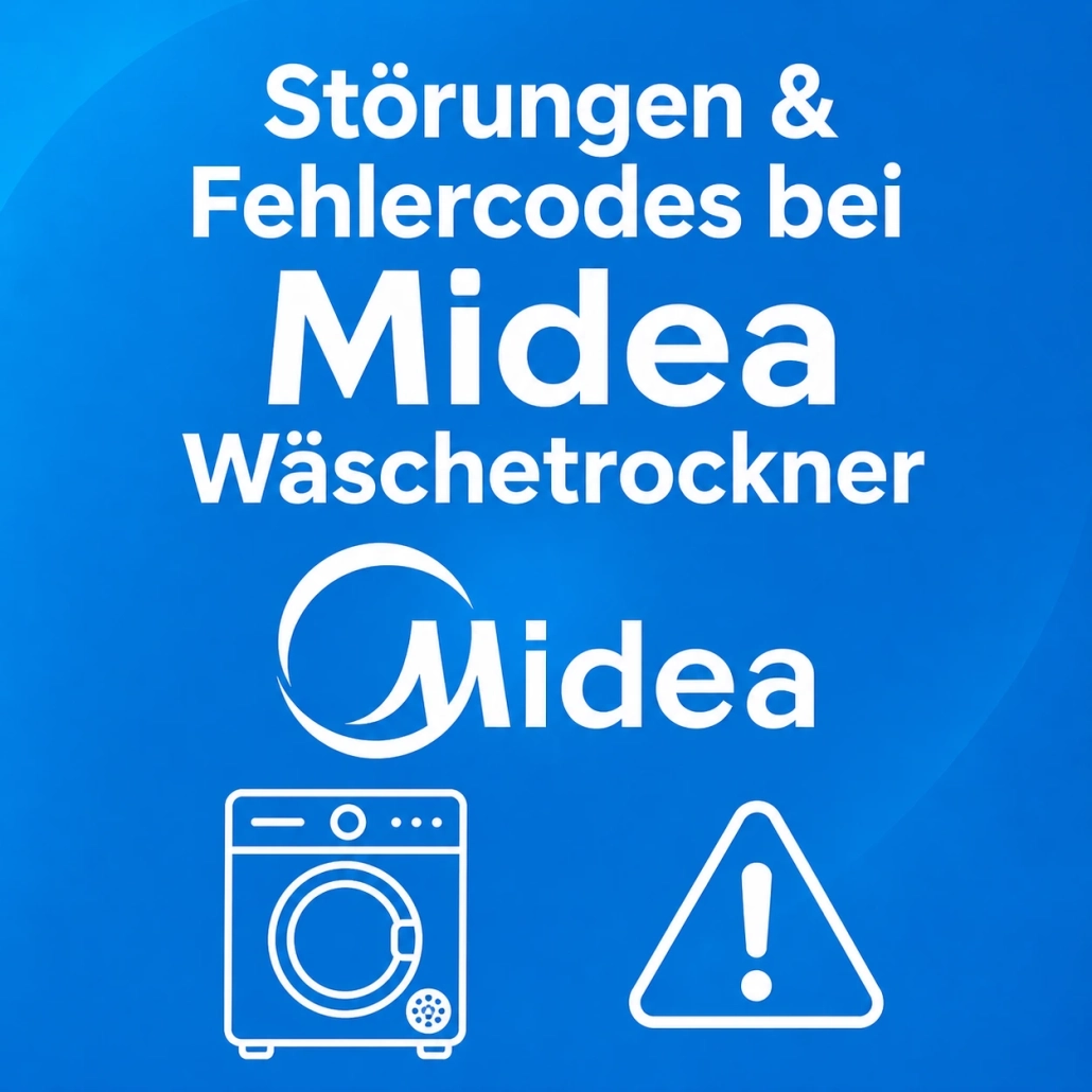 Störungen & Fehlercodes bei Midea Wäschetrockner