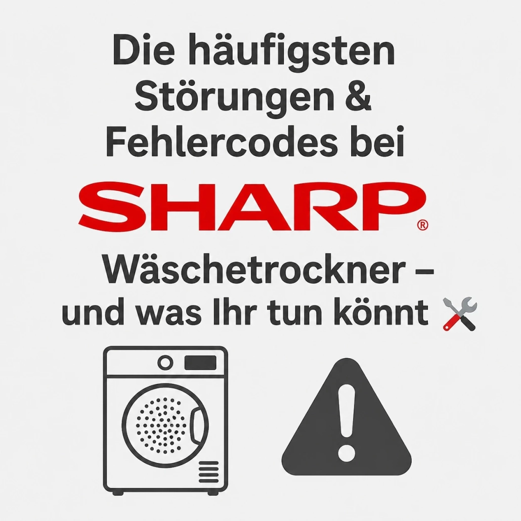 Störungen & Fehlercodes bei Sharp Wäschetrockner