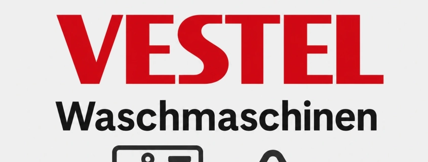 Ein Bild, das typische Störungen und Fehlercodes bei Vestel Waschmaschinen zeigt