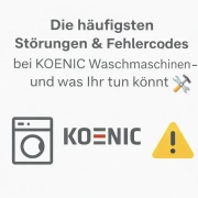 Störungen & Fehlercodes bei KOENIC Waschmaschinen