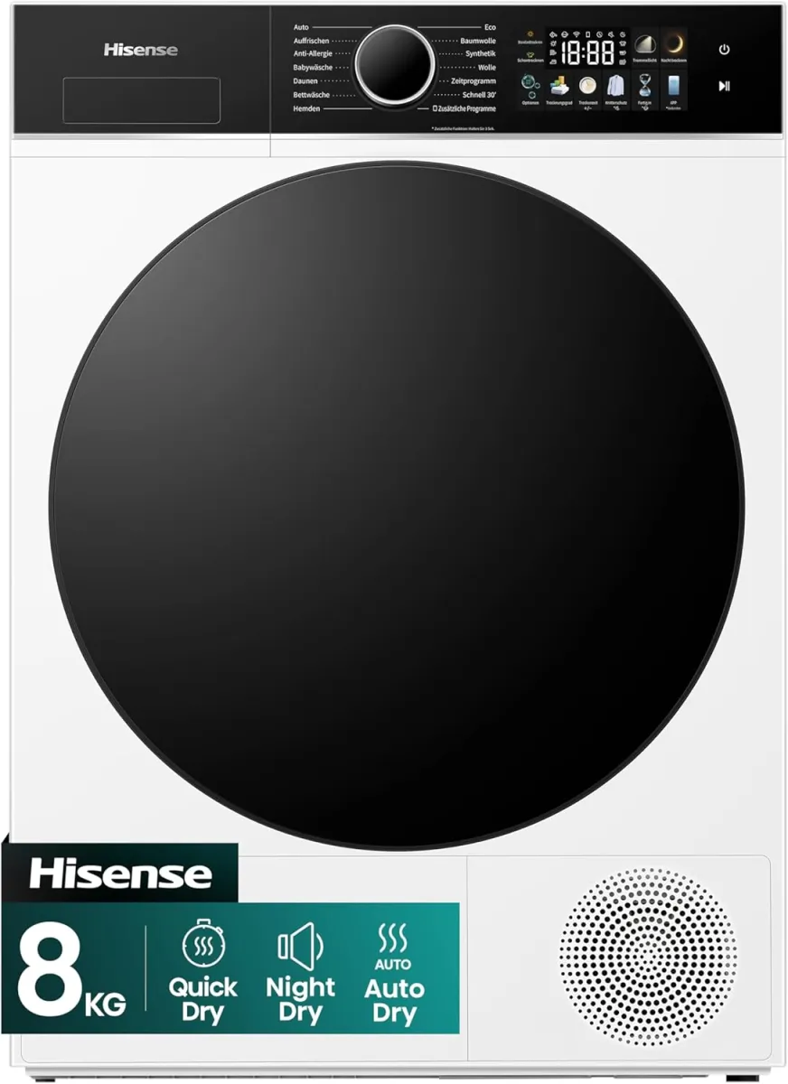 Hisense DH3I802BWCD Wärmepumpentrockner